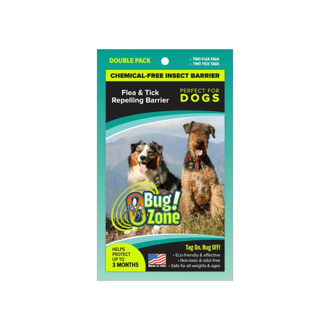 0Bug!Zone Flea & Tick Tag For Dogs 4 0Bug!Zone Flea & Tick Tag For Dogs - Image 2