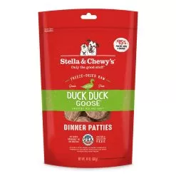 Stella & Chewy's Raw Dinners Freeze-Dried Dog Food -Pet Products 14oz Duck