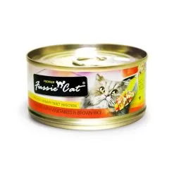 Fussie Cat Gold Label Grain Free Shredded Canned Cat Food -Pet Products 610020 1000
