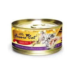 Fussie Cat Gold Label Grain Free Shredded Canned Cat Food -Pet Products 610026 1000