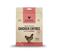 Vital Essentials Freeze Dried Mini Nibblets Dog Entree -Pet Products 8006ProductDetailPage Dog FreezeDriedEntree MiniNibs Chicken 14oz Hero 3