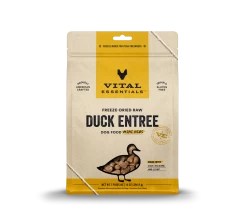 Vital Essentials Freeze Dried Mini Nibblets Dog Entree -Pet Products 8009ProductDetailPage Dog FreezeDriedEntree MiniNibs Duck 14oz Hero 3