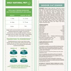 Only Natural Pet PowerFood Poultry Indoor Cat Dinner Dry Food -Pet Products 9990173 2