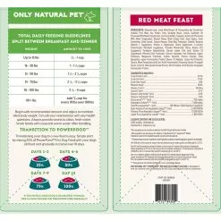 Only Natural Pet PowerFood Red Meat Feast Grain Free Dog Food -Pet Products 9990188 2