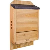 Natures Way Bird Products 66222 Cedar Series 3 Chamber Bat House Cedar