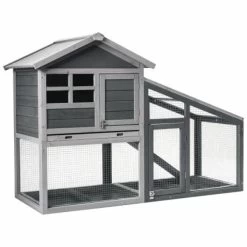 Total Tactic PS7362 Wooden Chicken Coop With Ventilation Door & Removable Tray For Indoor & Outdoor