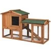 Total Tactic PS7363CF 58 In. Weatherproof Wooden Rabbit Hutch -Pet Products CSTW6039
