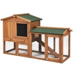 Total Tactic PS7363CF 58 In. Weatherproof Wooden Rabbit Hutch
