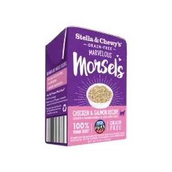 Stella & Chewy's Marvelous Morsels Cat Food Case Of 12 -Pet Products Cat Morsels Wet ChickSalmon