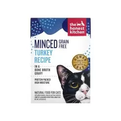 The Honest Kitchen Minced Cat Wet Food -Pet Products CatMincedTurkeyRecipeinBoneBrothGravy5.5ozCarton