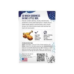 The Honest Kitchen Minced Cat Wet Food -Pet Products CatMincedTurkeyRecipeinBoneBrothGravy5.5ozCartonBack