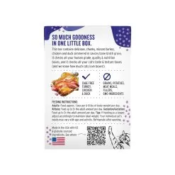 The Honest Kitchen Minced Cat Wet Food -Pet Products CatMincedTurkey Chicken DuckRecipeinBoneBrothGravy5.5ozCartonBack