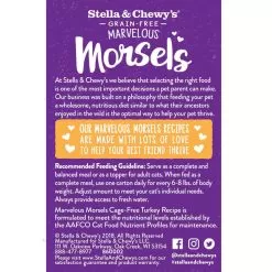 Stella & Chewy's Marvelous Morsels Cat Food Case Of 12 -Pet Products CatWet MarvelousMorsels Turkey Back
