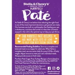 Stella & Chewy's Purrfect Pate Wet Cat Food Case Of 12 -Pet Products CatWet PuurfectPate Turkey Back
