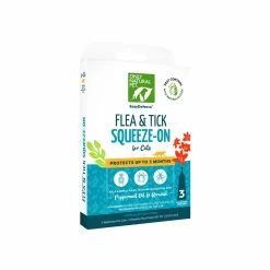 Only Natural Pet Flea & Tick Starter Kits For Cats -Pet Products Cat Squeeze On Box Left Angle 1400x1400 6f4c90e0 37dc 47d7 9761 f514f078d700