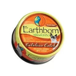 Earthborn Holistic Grain-Free Wet Canned Cat Food -Pet Products Catalina Catch 5.5 oz Can Top