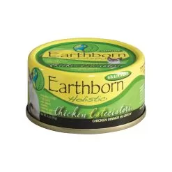 Earthborn Holistic Grain-Free Wet Canned Cat Food -Pet Products Chicken Catcciatori 3 oz Can Front