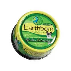Earthborn Holistic Grain-Free Wet Canned Cat Food -Pet Products Chicken Catcciatori 3 oz Can Top