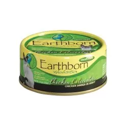 Earthborn Holistic Grain-Free Wet Canned Cat Food -Pet Products Chicken Catcciatori 5.5 oz Can Front