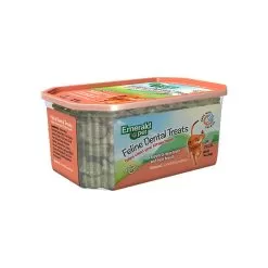 Emerald Pet Grain-Free Dental Treats For Cats -Pet Products FD Tub Salmon Laydown