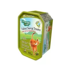 Emerald Pet Grain-Free Dental Treats For Cats -Pet Products FD Tub Tuna Upright