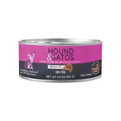 Hound & Gatos Canned Cat Food -Pet Products HG CatCan Pork rgb