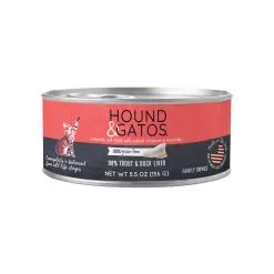 Hound & Gatos Canned Cat Food -Pet Products HG CatCan Trout rgb