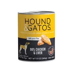 Hound & Gatos Canned Dog Food -Pet Products HG DogCan ChickenChickenLiver rgb