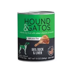 Hound & Gatos Canned Dog Food -Pet Products HG DogCan Duck rgb