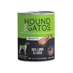 Hound & Gatos Canned Dog Food -Pet Products HG DogCan Lamb rgb