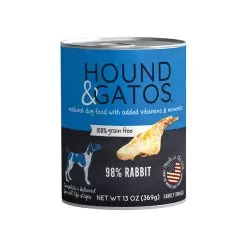 Hound & Gatos Canned Dog Food -Pet Products HG DogCan Rabbit rgb
