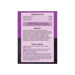 Hound & Gatos Canned Dog Food -Pet Products HG DogCan TurkeyTurkeyLiver Ingredients rgb