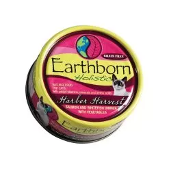 Earthborn Holistic Grain-Free Wet Canned Cat Food -Pet Products Harbor Harvest 5.5 oz Can Top