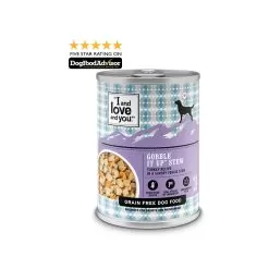 I And Love And You Stew Canned Dog Food -Pet Products IandloveandyouGobbleItUpStewDogFoodCan