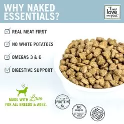 I And Love And You Naked Essentials Dry Dog Food 16 I And Love And You Naked Essentials Dry Dog Food -Pet Products IandloveandyouNakedEssetialsLamb BisonDog4lbProductFacts