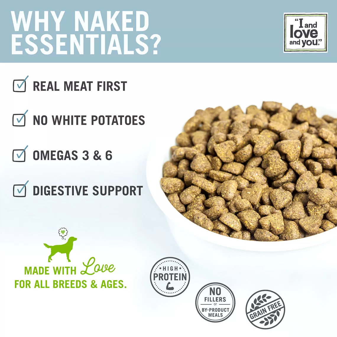 I And Love And You Naked Essentials Dry Dog Food 9 I And Love And You Naked Essentials Dry Dog Food - Image 7