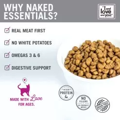 I And Love And You Naked Essentials Dry Cat Food -Pet Products IandloveandyouNakedEssetialsSalmon TroutChecklist