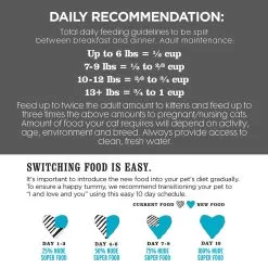 I And Love And You Nude Food Dry Cat Food -Pet Products IandloveandyouNudeFoodSurfChickCatFoodFeedingGuidelines