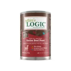 Nature's Logic Canine Beef Feast 13.2 Oz Canned Wet Food For Dogs
