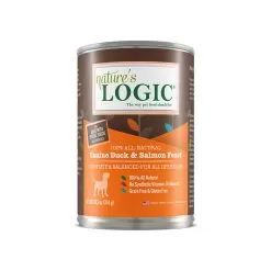Nature's Logic Canine Duck & Salmon Feast 13.2 Oz Canned Wet Food For Dogs