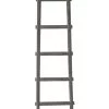 HomeRoots 379914 59 X 18 X 2 In. 5 Step Decorative Shelve Ladder, Grey - Wood -Pet Products OCNTR39285