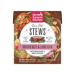 The Honest Kitchen One Pot Stew Dog Wet Food -Pet Products OnePotStewBraisedBeef LambStewwithGreenBeans SweetPotatoes10.5ozCarton