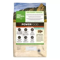 Only Natural Pet PowerFood Turkey Feast Grain Free Small Breed Dog Food -Pet Products OnlyNaturalPetPowerFoodTurkeyFeastGrain FreeSmallBreedDryDogFood11lbBackofBag