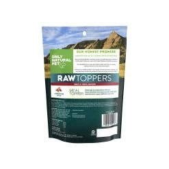 Only Natural Pet Raw Toppers Freeze-Dried Beef & Tripe Recipe Meal Topper For Dogs -Pet Products OnlyNaturalPetRawToppersFreeze DriedBeef TripeRecipeMealTopperforDogsBagBack