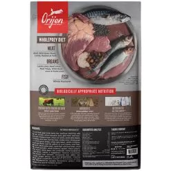 Orijen Grain-Free Dry Dog Food -Pet Products OrijenGrainFreeDryDogFoodRegionalRedBackofBag