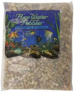 Worldwide Imports 029517 25 Oz Purewater Pebble, Natural Cumberland - 2 Pieces