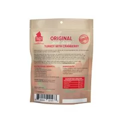 Plato Original Real Strips Meat Bars Soft Treats For Dogs -Pet Products Plato Jerky TurkeyCranberry Back