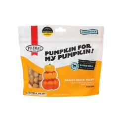 Primal Pet Foods Freeze-Dried Dog Treats -Pet Products PrimalPetFoodsFreeze DriedDogTreatsPumpkinformyPumpkinNewClearFront