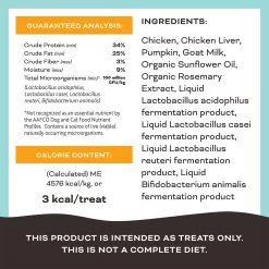 Primal Pet Foods Freeze-Dried Dog Treats -Pet Products PrimalPetFoodsFreeze DriedDogTreatsPumpkinformyPumpkinNewIngredients