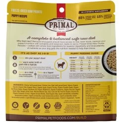 Primal Pet Foods Pronto Freeze-Dried Raw Puppy Food -Pet Products PrimalPetFoodsProntoFreezeDriedRawPuppyFood25ozBackofBag